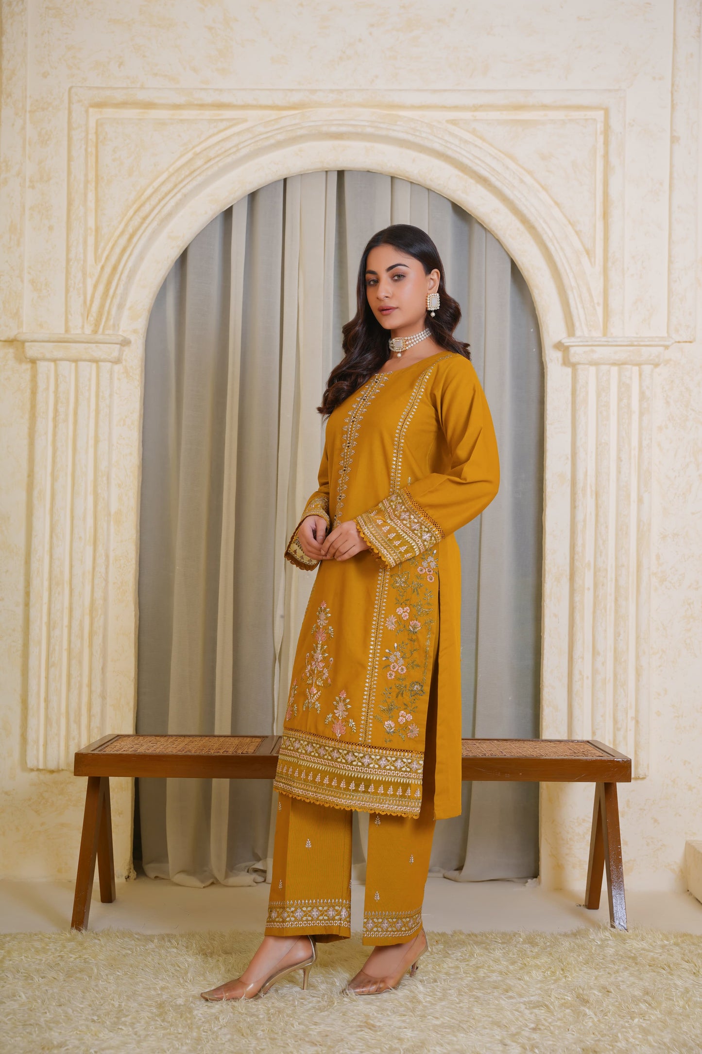Bisma 2Pc – Embroidered Lawn Dress
