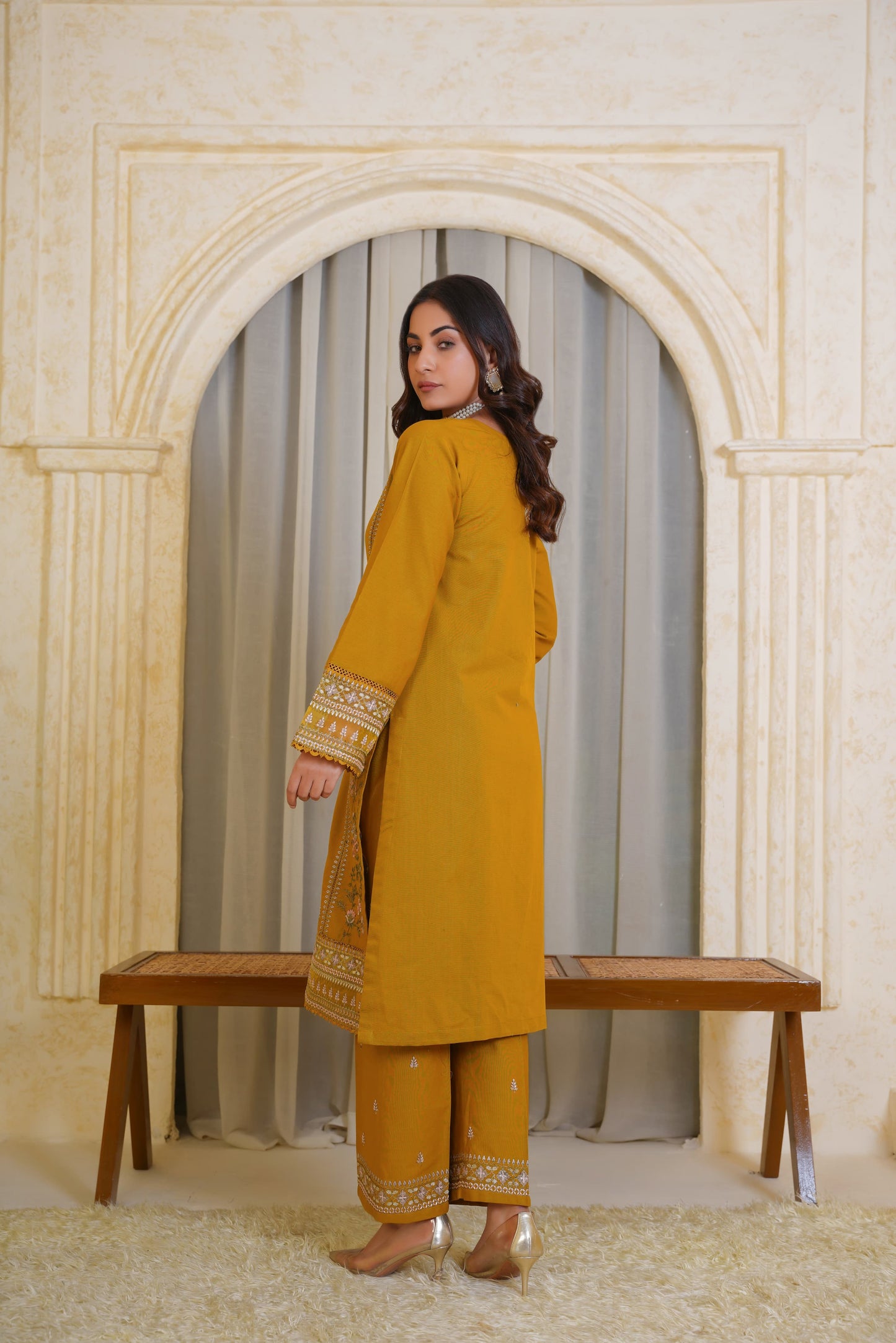 Bisma 2Pc – Embroidered Lawn Dress