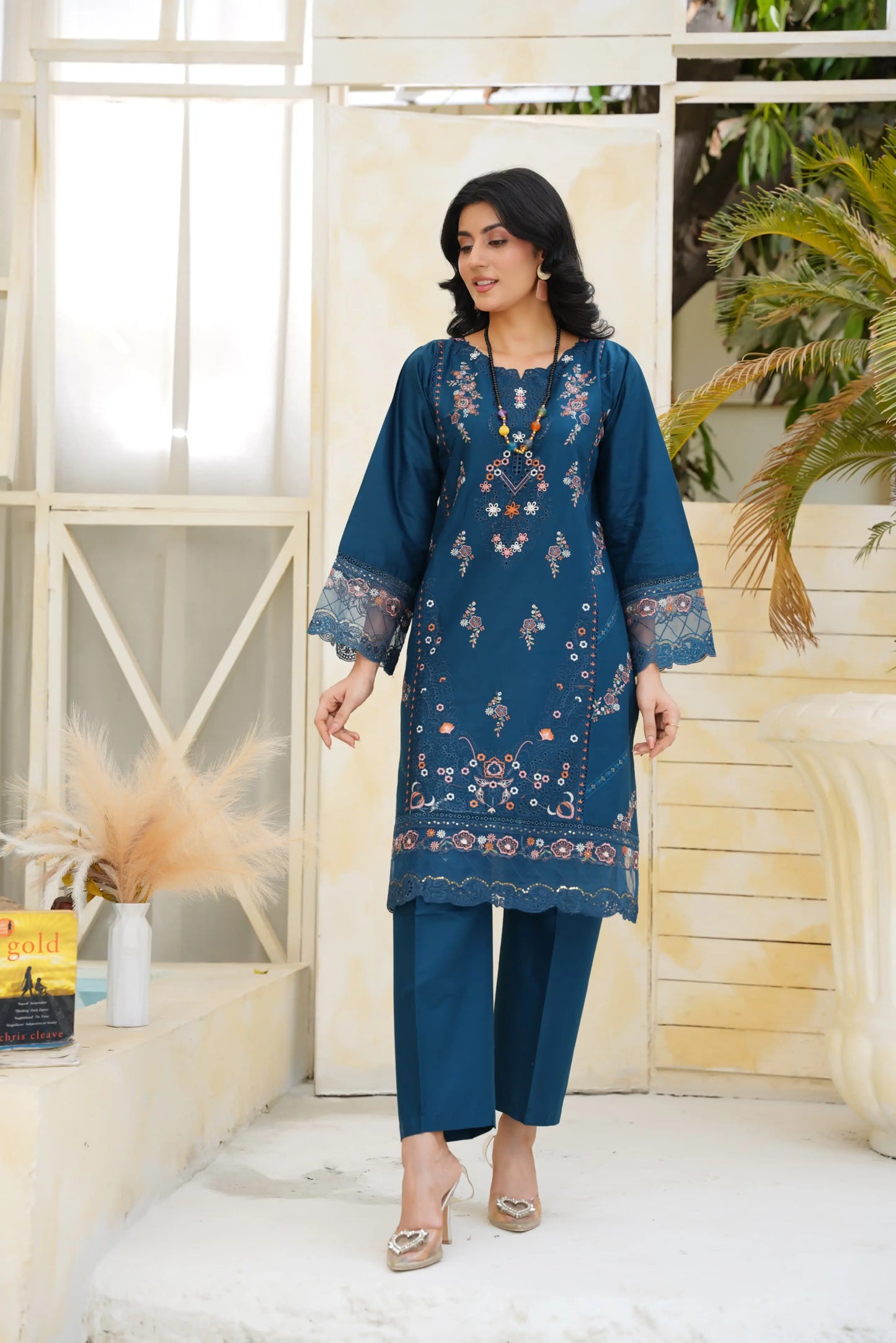 Saher 2Pc – Embroidered Lawn Dress