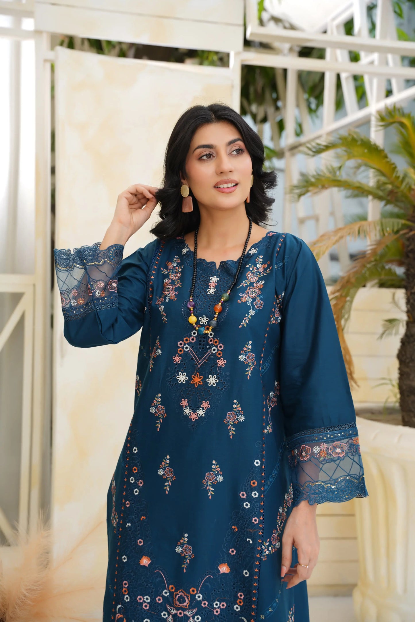 Saher 2Pc – Embroidered Lawn Dress