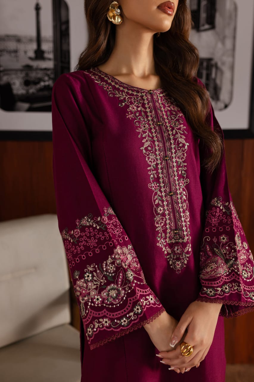 Zelia 2Pc – Embroidered Lawn Dress