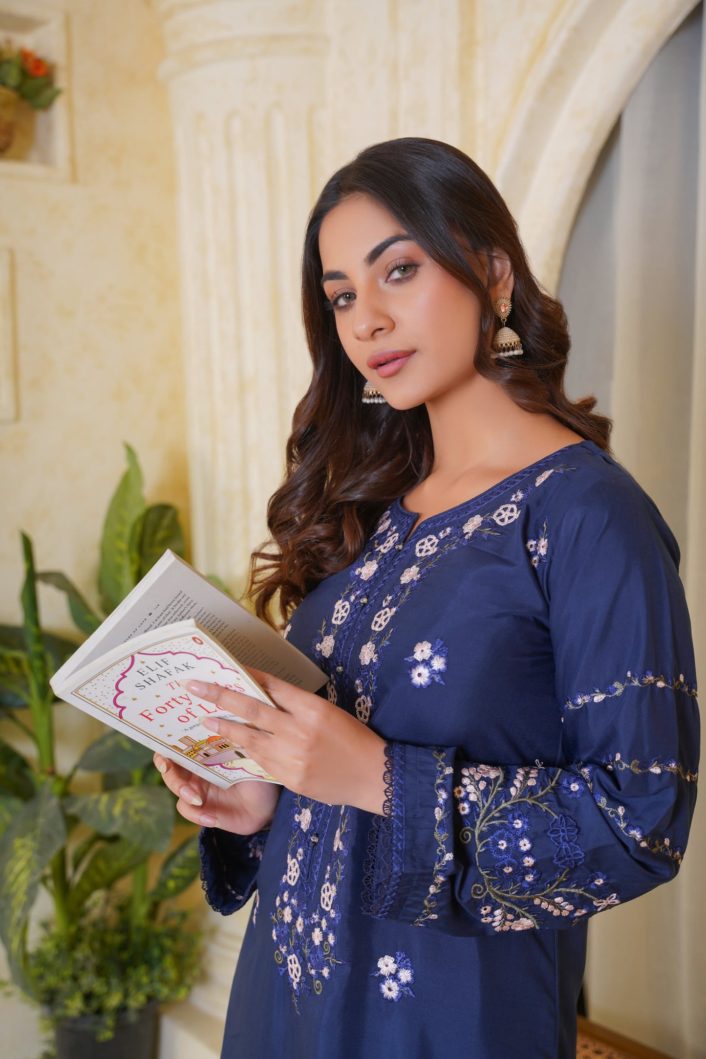 Yameena 2Pc – Embroidered Lawn Dress