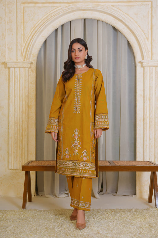 Bisma 2Pc – Embroidered Lawn Dress