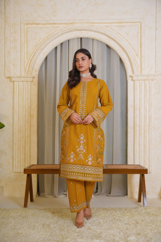 Bisma 2Pc – Embroidered Lawn Dress