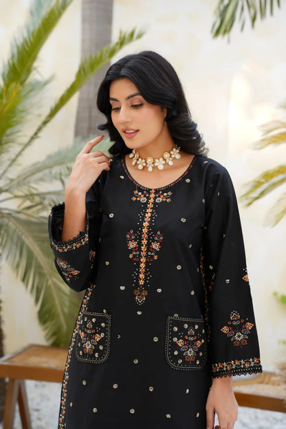 Jannat 2pc  Embroidered Dress