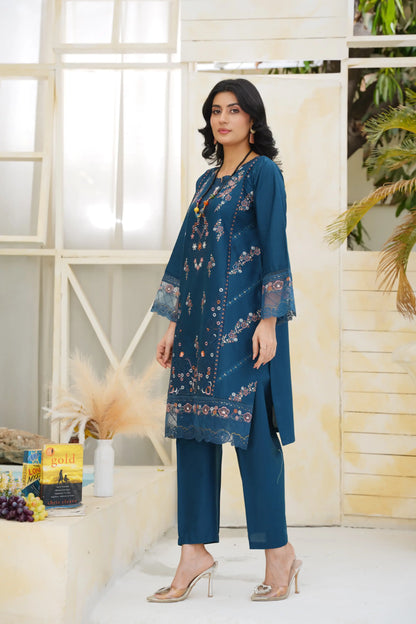 Saher 2Pc – Embroidered Lawn Dress