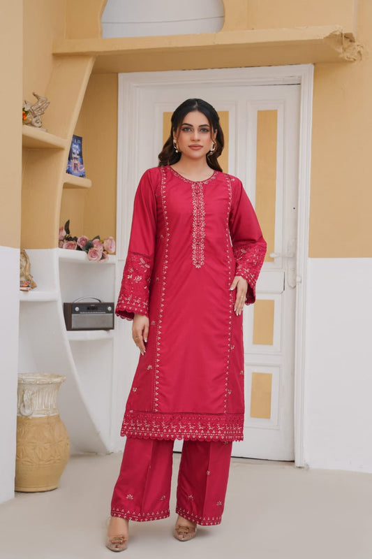 Zoya 2Pc – Embroidered Lawn Dress